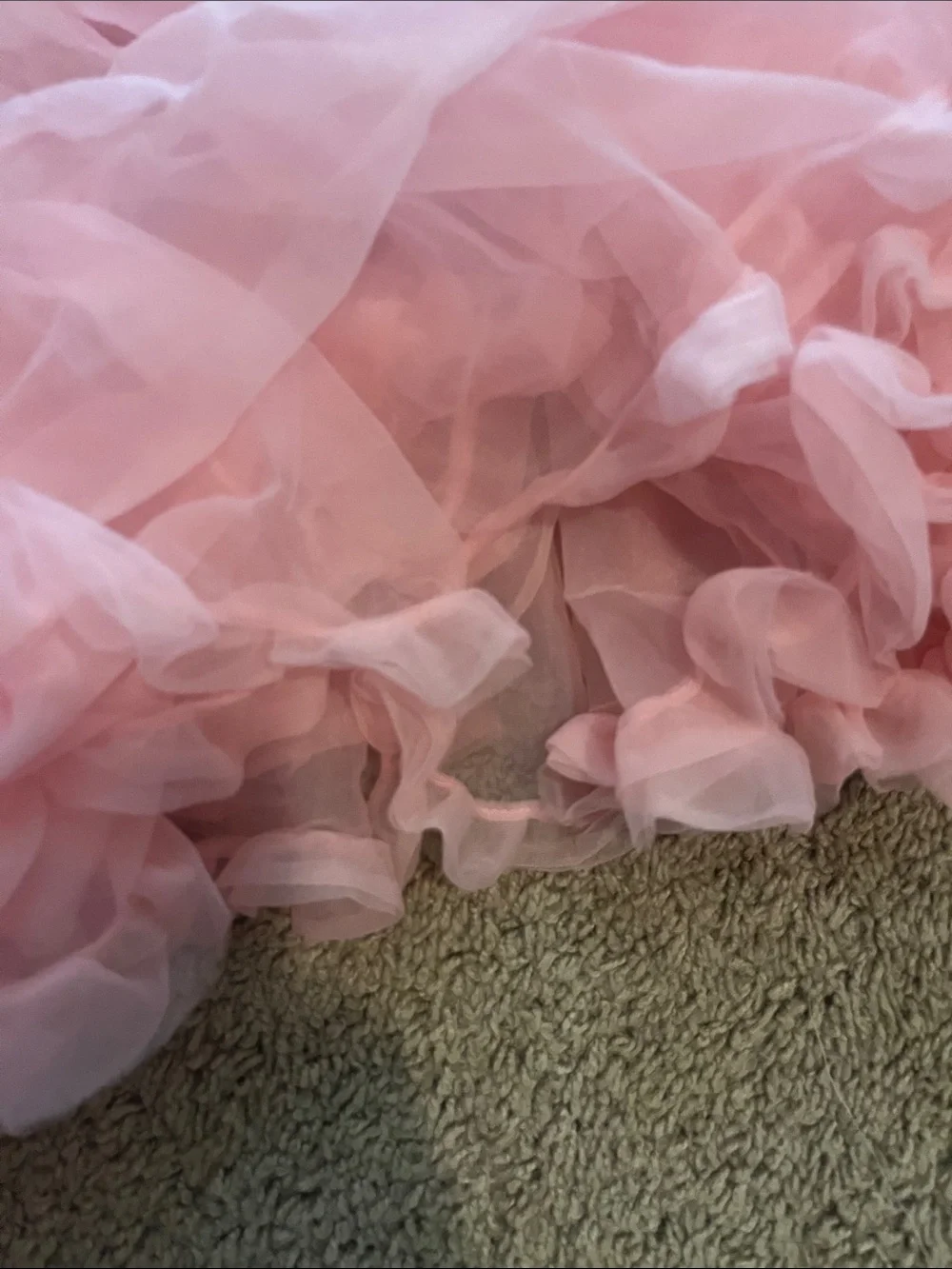 torrid Pink Ruffled Tulle Circle Skirt layer coquette quirky 00 medium